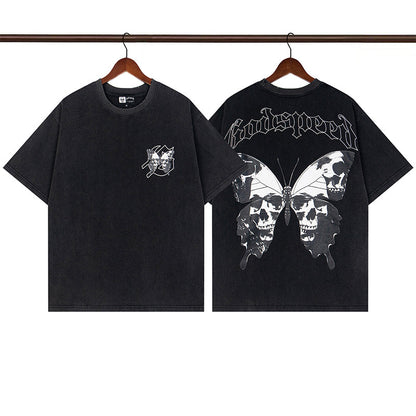 Godspeed T-Shirt Retro Fantasy Pattern