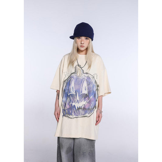 Unisex T-Shirts Saint Michael Christmas Pumpkin Loose T-Shirt