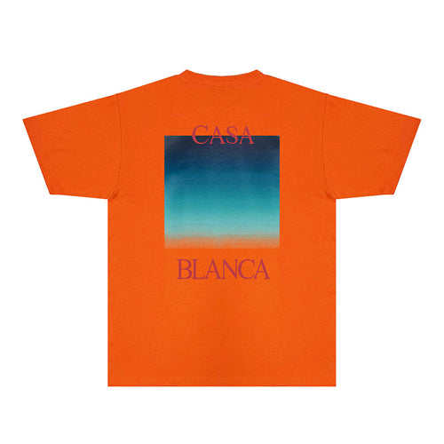 Casablanca T Shirts Fashion Print Street