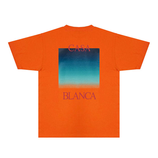 Casablanca T Shirts Fashion Print Street