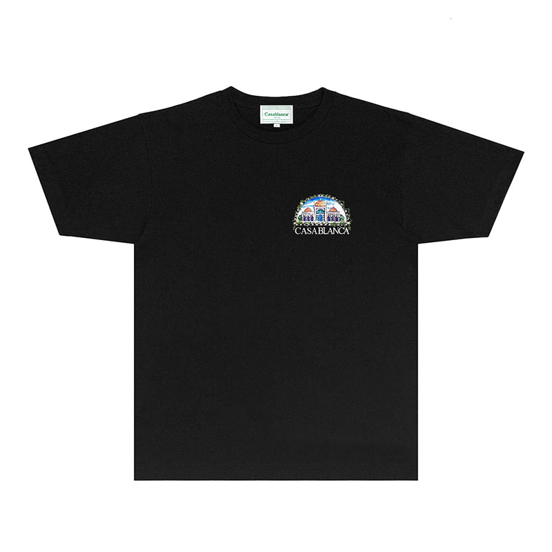 Casablanca T Shirts Fashion Print Street