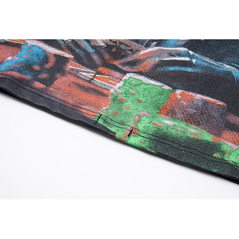 Godspeed T-Shirt Retro Fantasy Pattern