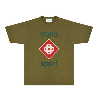 Casablanca T Shirts Fashion Print Street