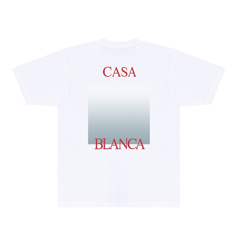 Casablanca T Shirts Fashion Print Street