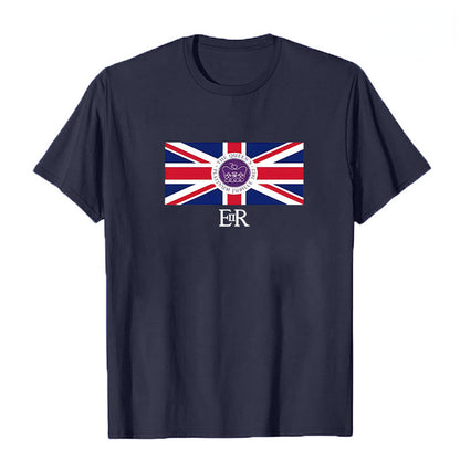 Inspired by Queen's Platinum Jubilee 2022 Elizabeth 70 Years T-shirt Printed Crew Neck
