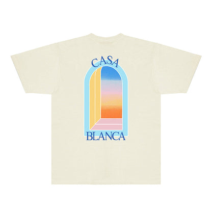 Casablanca T Shirts Fashion Print Street