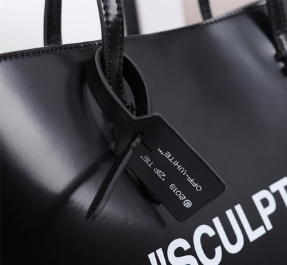 Off White Bag Casual Outdoor Convenient Tote Bag