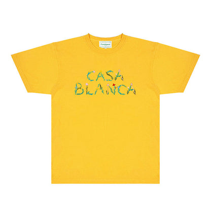 Casablanca T Shirts Fashion Print Street
