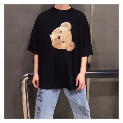 Palm Angle T Shirts Same Style Broken Bear Print