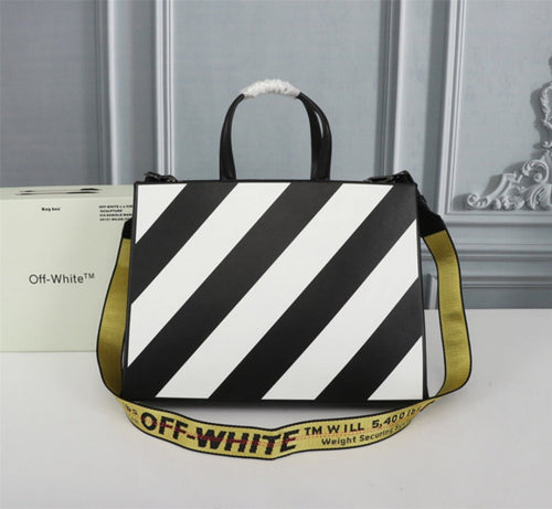 Off White Bag Casual Outdoor Convenient Tote Bag