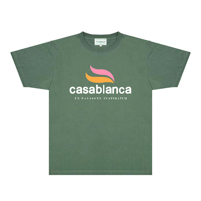 Casablanca T Shirts Fashion Print Street
