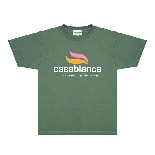 Casablanca T Shirts Fashion Print Street