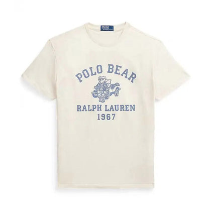 Summer Classic Polo Print Men's and Women's Short Sleeves Pu