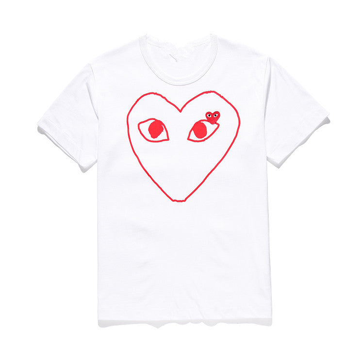 CDG Be Kind T Shirt Short Sleeve T-shirt Pure Cotton
