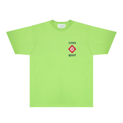 Casablanca T Shirts Fashion Print Street