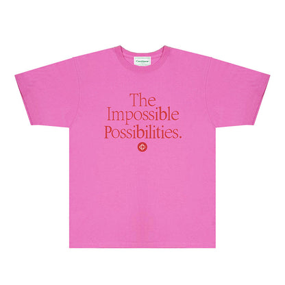 Casablanca T Shirts Fashion Print Street