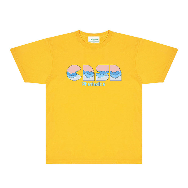 Casablanca T Shirts Fashion Print Street