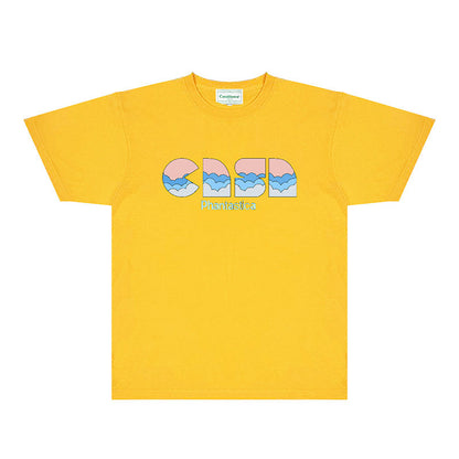 Casablanca T Shirts Fashion Print Street