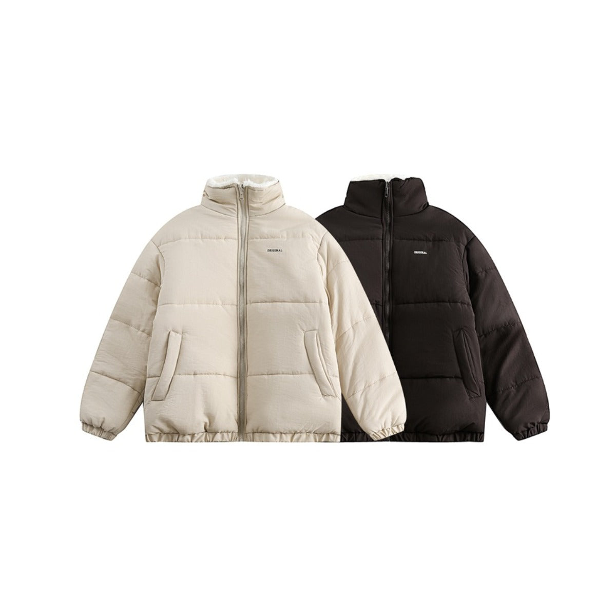 Unisex Coat Retro Loose Winter Cotton Dress Coat for Men