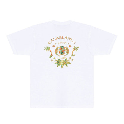 Casablanca T Shirts Fashion Print Street