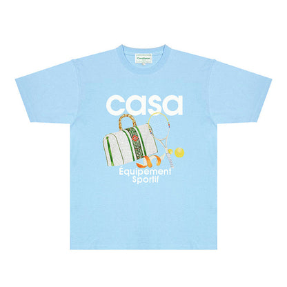 Casablanca T Shirts Fashion Print Street