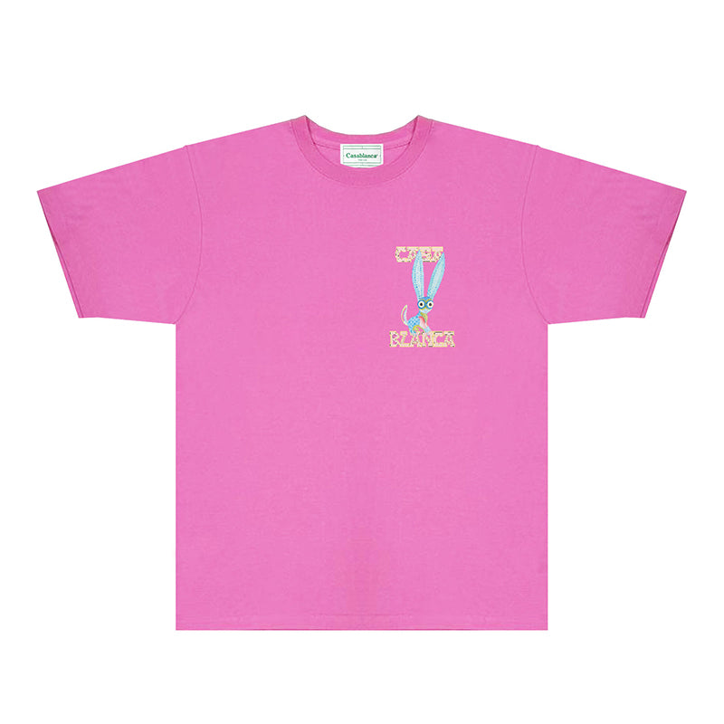 Casablanca T Shirts Fashion Print Street