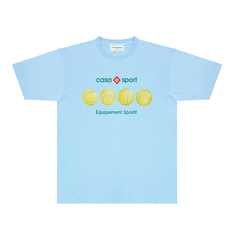Casablanca T Shirts Fashion Print Street