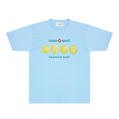 Casablanca T Shirts Fashion Print Street