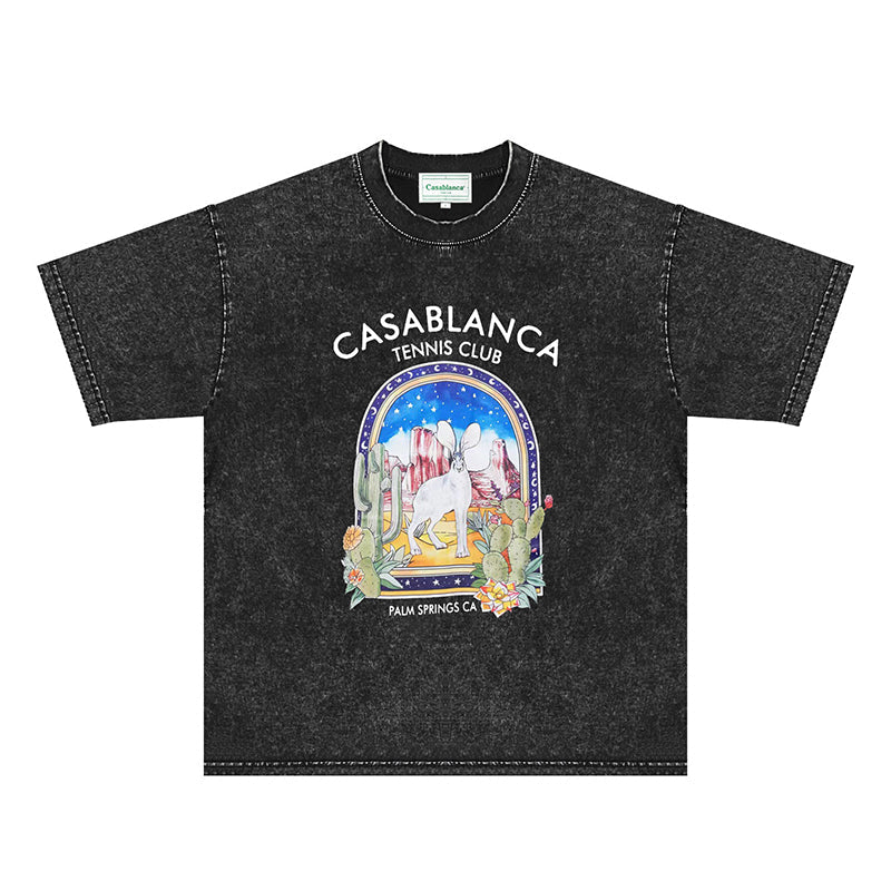 Casablanca Distressed T-Shirt