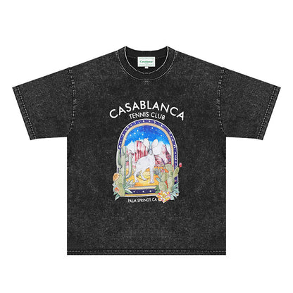 Casablanca Distressed T-Shirt