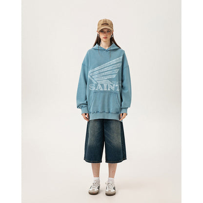 Unisex Hoodies Saint Michael Hip Hop Loose Hoodie