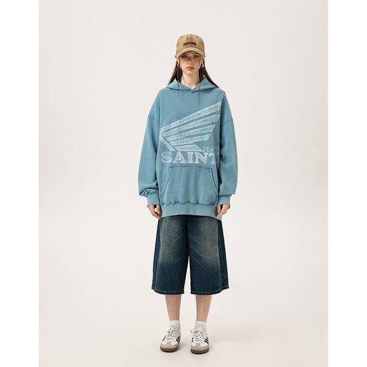 Unisex Hoodies Saint Michael Hip Hop Loose Hoodie
