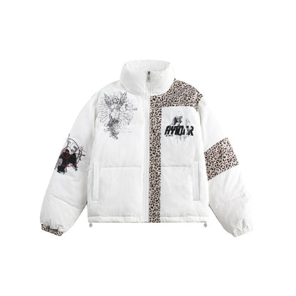 Unisex Coat Loose Winter Cotton Dress Men and Women