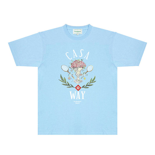 Casablanca T Shirts Fashion Print Street