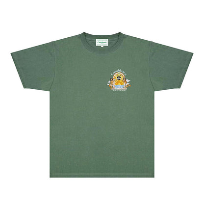 Casablanca T Shirts Fashion Print Street
