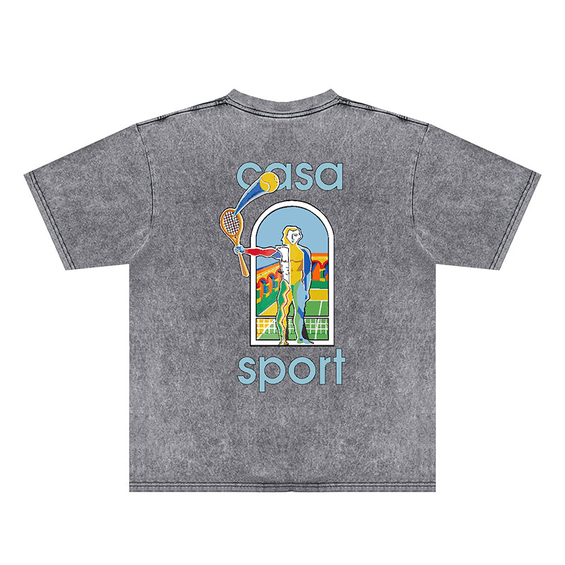 Casablanca Distressed T-Shirt