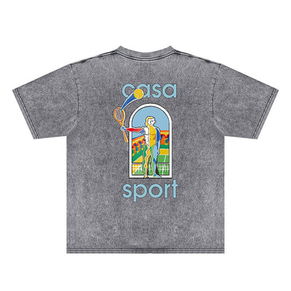 Casablanca Distressed T-Shirt