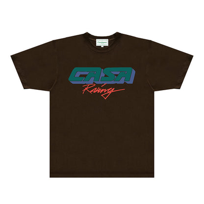 Casablanca T Shirts Fashion Print Street
