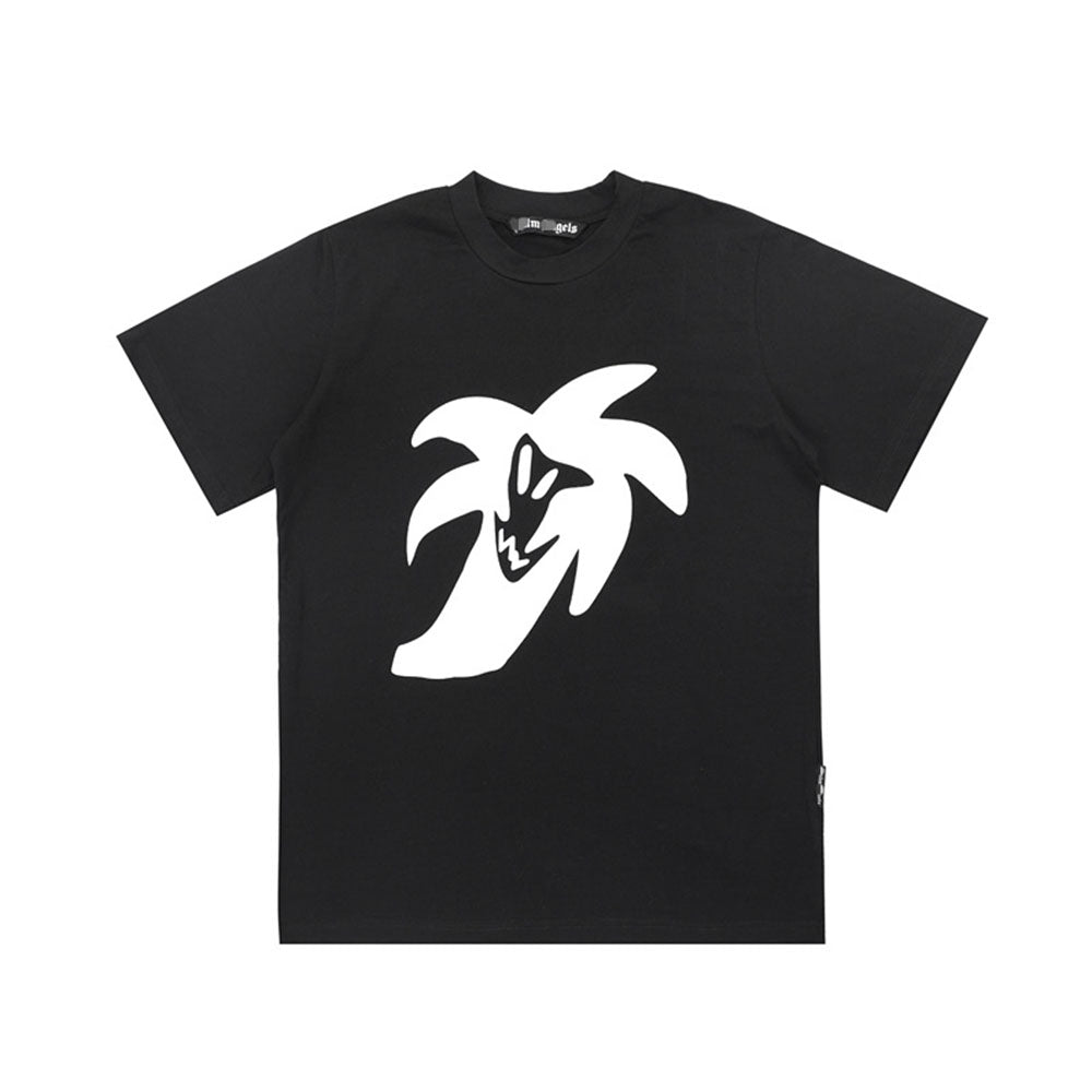 Palm Angle T Shirts Painted Cartoon Wind Print Couple