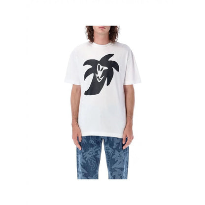 Palm Angle T Shirts Painted Cartoon Wind Print Couple