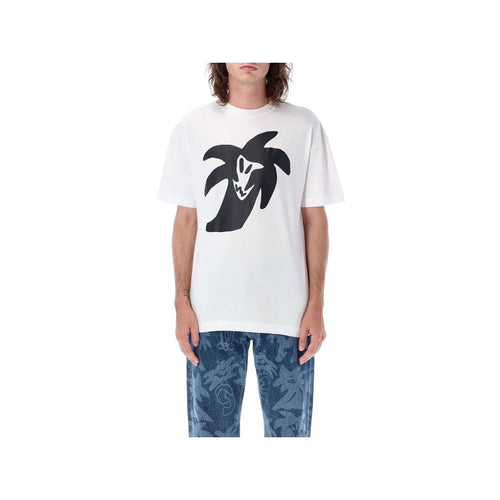 Palm Angle T Shirts Painted Cartoon Wind Print Couple