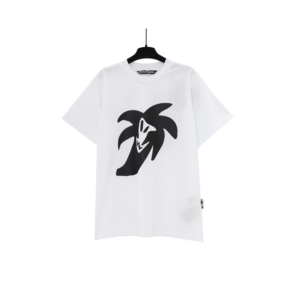 Palm Angle T Shirts Painted Cartoon Wind Print Couple