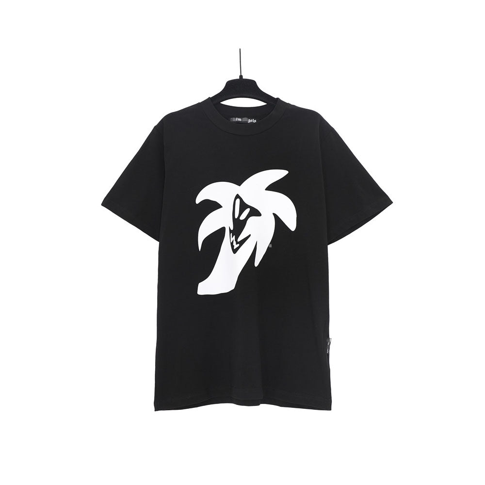 Palm Angle T Shirts Painted Cartoon Wind Print Couple