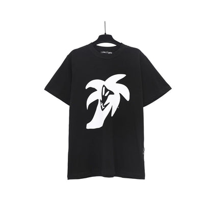 Palm Angle T Shirts Painted Cartoon Wind Print Couple