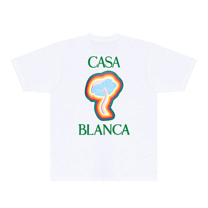 Casablanca T Shirts Fashion Print Street