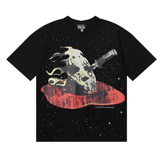 Hellstar T Shirts Retro abstract print