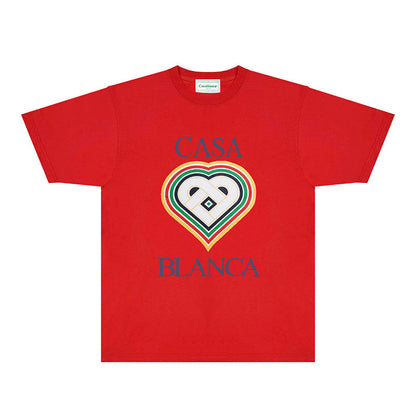 Casablanca T Shirts Fashion Print Street
