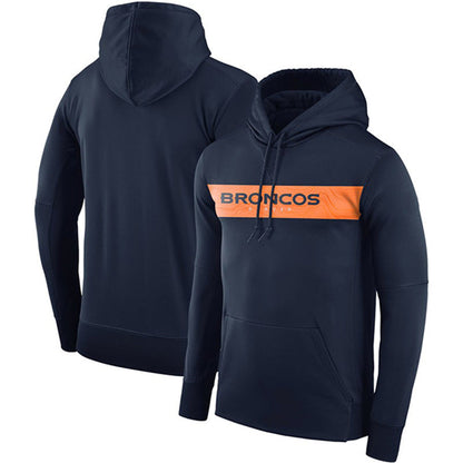 NFL Hoodie Outdoor Sports Hooded Sweater NFL Broncos Football Suit