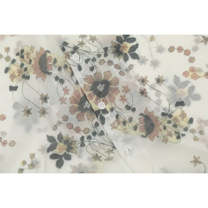 Unisex Shirts Our Legacy Floral Printed Loose Shirts