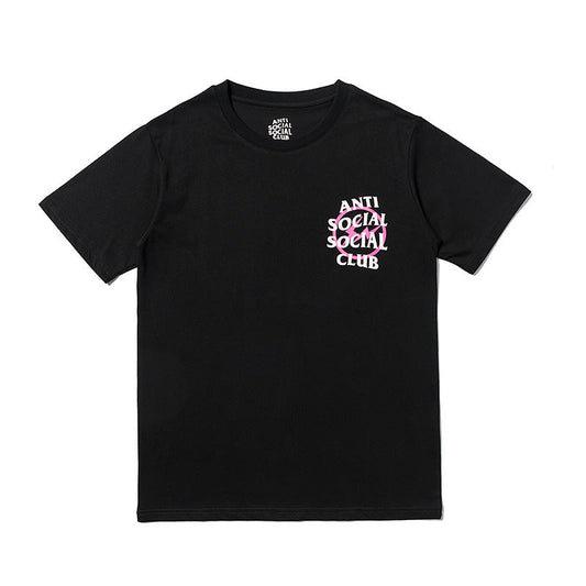 Anti Social Club T Shirt Summer Print Men's Short Sleeve T-shirt